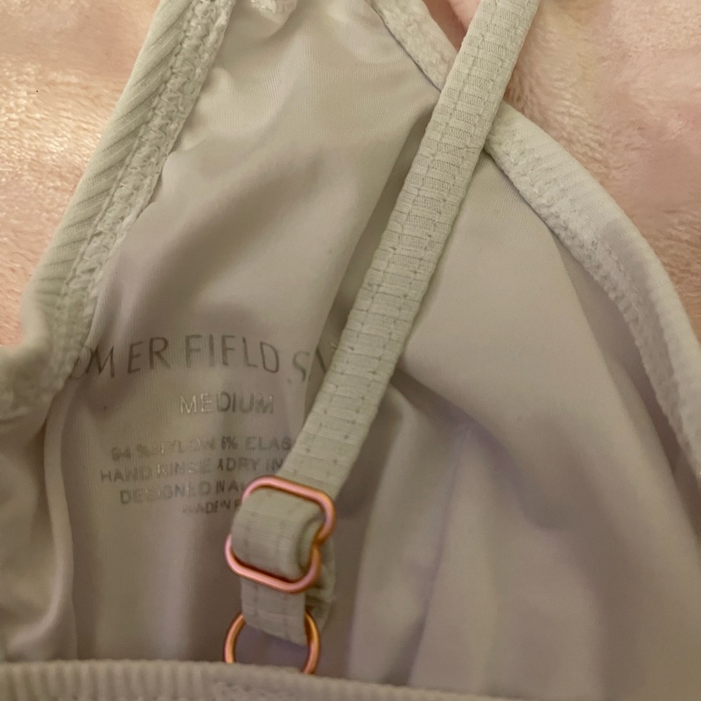 Somerfield Swimwear capri top M white